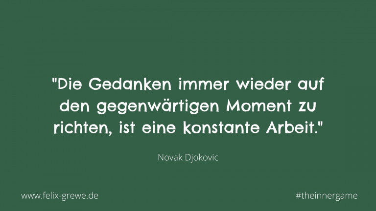 Mindset Novak Djokovic